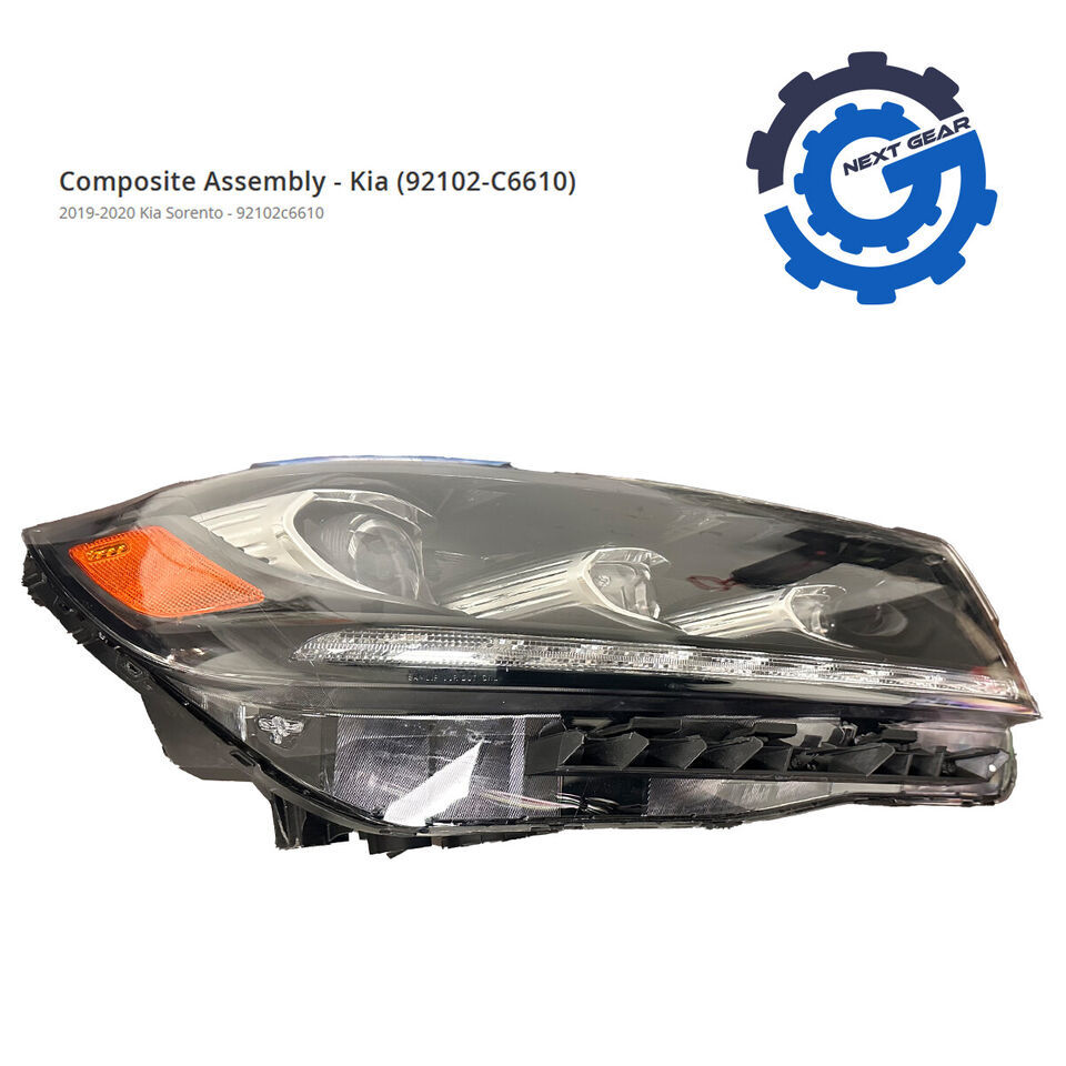 Primary image for OEM Kia Headlight Halogen Right Lamp For 2019-2020 Kia Sorento 92102-C6610