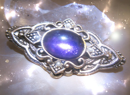 HAUNTED PIN ANCIENT MAJESTIC GOLDEN CHANNELS HIGHEST LIGHT OOAK MAGICK image 2