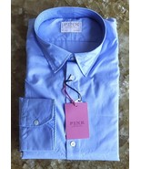 Thomas Pink Men&#39;s Formal Plain Poplin Shirt Free Worldwide Shipping T/42 - $1,387.13 MXN