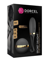Dorcel Secret Delight Voice Control Egg - Black/gold - $69.29