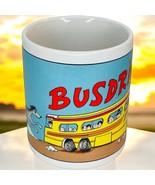 Lefton China 1987 Cartoon Busdriver Greyhound Dog Novelty Coffee Mug Cer... - €16,02 EUR