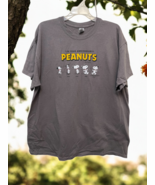 Peanuts Snoopy Gray T-shirt 70th Year Anniversary Size XL Vintage Unisex - $31.45 CAD