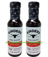 ( LOT 2 ) NewKinder&#39;sPremium Quality Mild BBQ Sauce 15.3 ozEa Food Spice... - £14.07 GBP