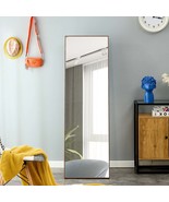 Full-Length Mirror: Brown Wood Frame, 63x19&quot; - $1,465.85 MXN