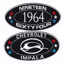 1964 Chevy Impala SEW/IRON On Patch Embroidered Badge Emblem Chevrolet Lowrider - $14.99
