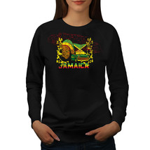 Wellcoda Jamaica Rasta Womens Sweatshirt, Carribean Casual Pullover Jumper - £23.10 GBP+