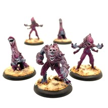Incubi 5 Painted Miniatures Legion of Everblight Mutants Hordes - $72.00