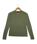 Allbirds Top Womens Small Merino Wool Natural Run Long Sleeve Pullover H... - $37.61