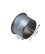 Package of 1 - 2 3/8 inch Aluminum Gutter Round Drain Outlet - $12.12 CAD