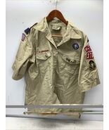 Boy Scout UNIFORM SHIRT Women’s Ladies Blouse XL (18-20)  Tan Short Slee... - $34.99