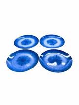 Royal Norfolk Blue Burst  Dinner Plate 7” Set Of 4 - $59.28