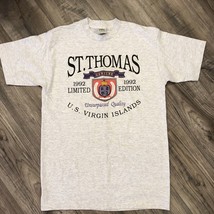 VTG St Thomas Virgin Islands Single Stitch T Shirt 1992 Limited Sz L Bee Wear - £12.21 GBP
