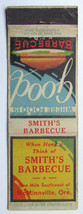 Smith&#39;s Barbecue - McMinnville, Oregon Restaurant 20 Strike Matchbook Cover OR - £1.57 GBP