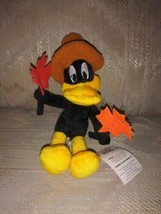 Looney Tunes Year Pilgrim Daffy Duck Beanbag Plush November 7&quot; Thanksgiving NWT - £13.44 GBP