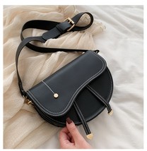 New Retro Small Designer Bag Female PU Leather Crossbody Bag Shoulder Messenger  - £29.42 GBP