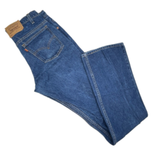 Vintage 70s Orange Tab Levis 517 Raw Dark Denim Bootcut Flare Pants Jeans 33/36 - £87.46 GBP