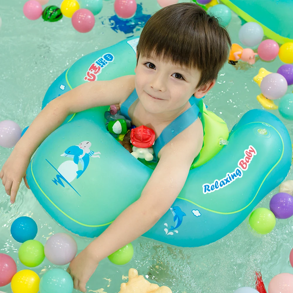  float non inflatable newborn baby toddler swimming float lying swimming ring pool toys thumb200