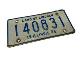Illinois 1976 Motorcycle License Plate Man Cave 140831 Wall Decor Collector - £12.59 GBP