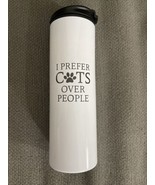 “I Prefer Cats Over People” Water Bottle Hydro Flask 16oz Insulated  - $11.89