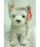 TY 2004 Beanie Babies JUNEAU THE HUSKY PUPPY DOG 6&quot; Bean Bag STUFFED ANI... - $298.73 MXN