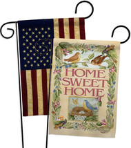 Welcome Birds Spring Time - Impressions Decorative USA Vintage - Applique Garden - $30.97