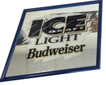 Signs and classwork Bar memorabilia Ice draft light budweiser 211517 - £23.25 GBP