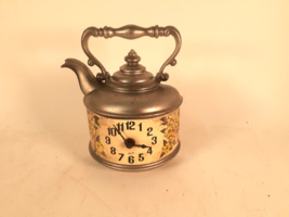 Vintage Spartus Novelty Wall Clock, Tea Kettle Clock, Runs Great - £16.05 GBP
