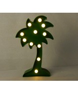 LED Accent Light, Abstract Green Palm Tree, Shelf or Wall Decor, Warm Fu... - $7.97 CAD