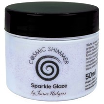 Cosmic Shimmer Sparkle Glaze 50ml By Jamie Rodgers-Lilac Luster - £20.21 GBP