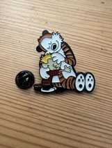 Calvin &amp; Hobbs Metal Enamel Pin, New Lapel Pin, Brooch, Bill Watterson Comic Pin - £4.76 GBP