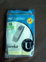 Eureka Type U Vacuum Bags, Pack Of 3, 7600, 7700, 7900, 9000, - £10.17 GBP