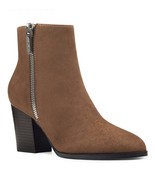 NEW Nine West Neva Womens Medium Chestnut Brown Ankle Boots Size 6.5 ret... - $47.76 CAD