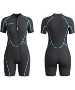 SeaSkin Womens Front Zip Wetsuit Diving Snorkeling Surfing Suit Extra Sm... - $37.54 CAD