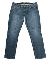 Paige Peg Skinny Women&#39;s Jeans Mid-Rise Stretch Medium Wash Denim Blue Size 31 - £15.47 GBP