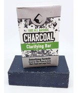 CHARCOAL DETOX SOAP BAR - 100% pure Lemongrass, Lavender &amp; Tea Tree Oils - £9.56 GBP