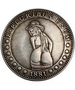 Fantasy Medal E Pluribus Unum - 1881 diseño de niña en cobre - $18.66 CAD