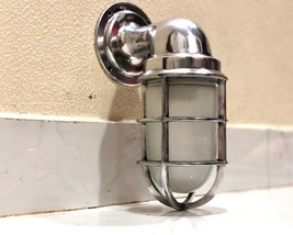 Marino Estilo Antiguo Nuevo Aparato De Pared De Metal De Aluminio Luz... - $391.32