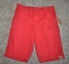 Boys Shorts Urban Pipeline Red Adjustable Waist Casual Twill $38 NEW-size 16 - £13.53 GBP
