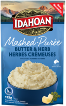 12 Bags of Idahoan Mashed Potatoes Butter &amp; Herb Flavored 113g Each - £29.67 GBP