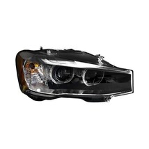 New Headlight For 2015-2017 BMW X3 Passenger Side Xenon Black Housing Clear Lens - £1,138.49 GBP