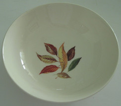 8 Inch Vegetable Bowl Vintage Universal Ballerina Fall Autumn Leaves Permical - £15.57 GBP