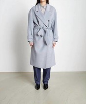 Stella Nova marissa checked wool mix coat in Grey - £176.84 GBP