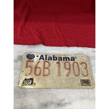 Vintage 1980&#39;s Alabama &quot;Heart of Dixie&quot; License Plate 56B 1903 Expired - $133.70 MXN