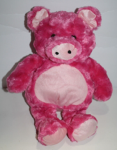 Kuddle Me Hot Pink Swirl Plush Pig 15&quot; Piglet Soft Toy Stuffed Farm Animal 2780 - £15.15 GBP