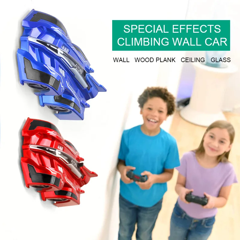 Remote Control Car With Lights Electric Wall Climbing Drift Stunt RC Rac... - $25.93+