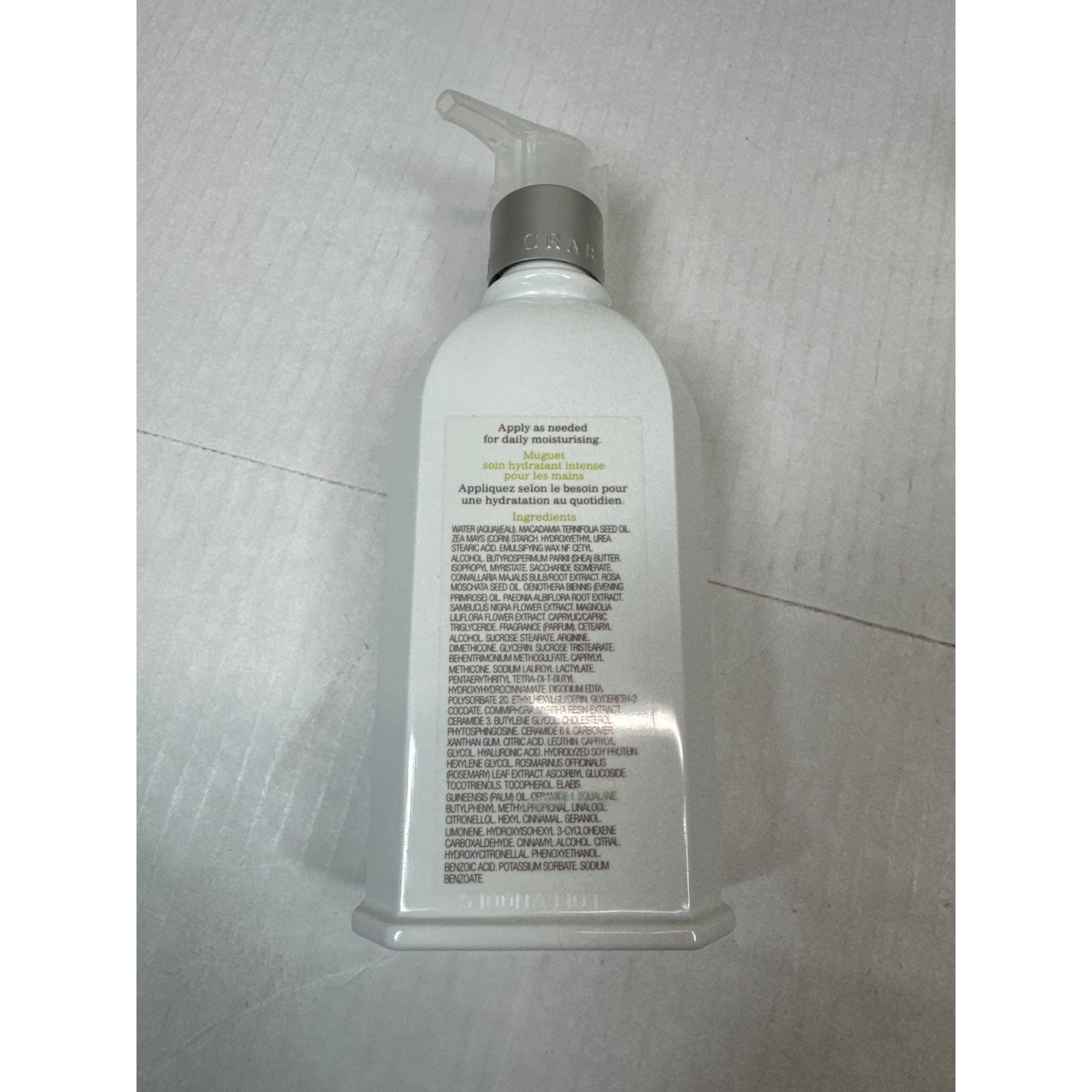 Crabtree & Evelyn Lily Ultra Moisturising Hand Therapy w Pump 8.8 oz NEW Item image 2