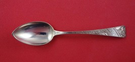 Coin Silver by Unknown Demitasse Spoon Bright-Cut 4 1/4&quot; - $28.71