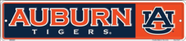 Auburn Tigers Licensed Embossed 18&quot; x 4&quot; Sign NEW! - £9.37 GBP