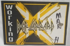 DEF LEPPARD - ORIGINAL TOUR CONCERT TOUR CLOTH BACKSTAGE PASS - $13.70 CAD