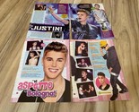 Justin Bieber teen magazine pinup clipping Popcorn Pop Star shirtless ta... - $3.50